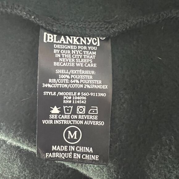 BLANKNYC Women's Green Wrap Cardigan Size M - Picture 11 of 12